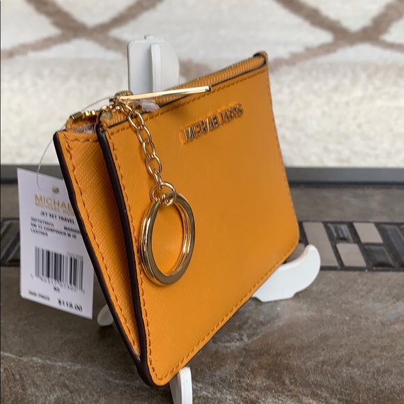 Jet Set Travel Sm TZ Coinpouch W ID Leather Marigo - Picture 3 of 16